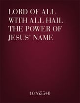 Lord of All with All Hail the Power of Jesus' Name SAB choral sheet music cover